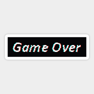 Game Over Sticker